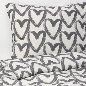 IKEA LYKTFIBBLA duvet and pillow cover - King Size
